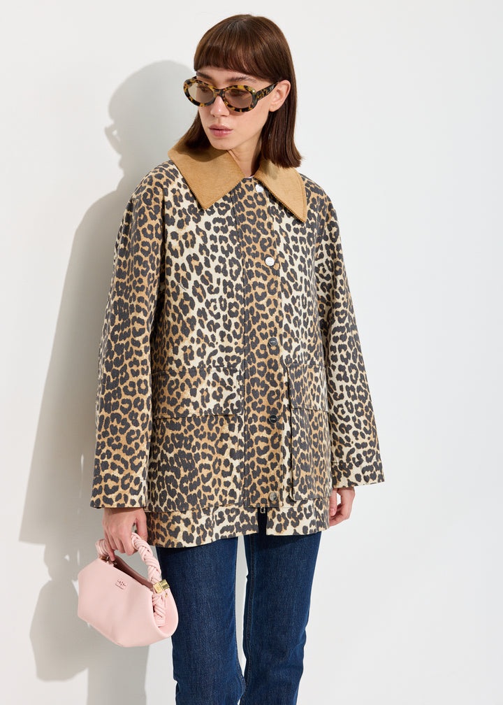 Printed Canvas Jacket