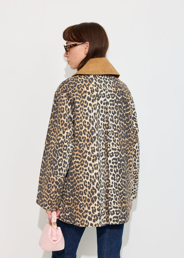 Printed Canvas Jacket