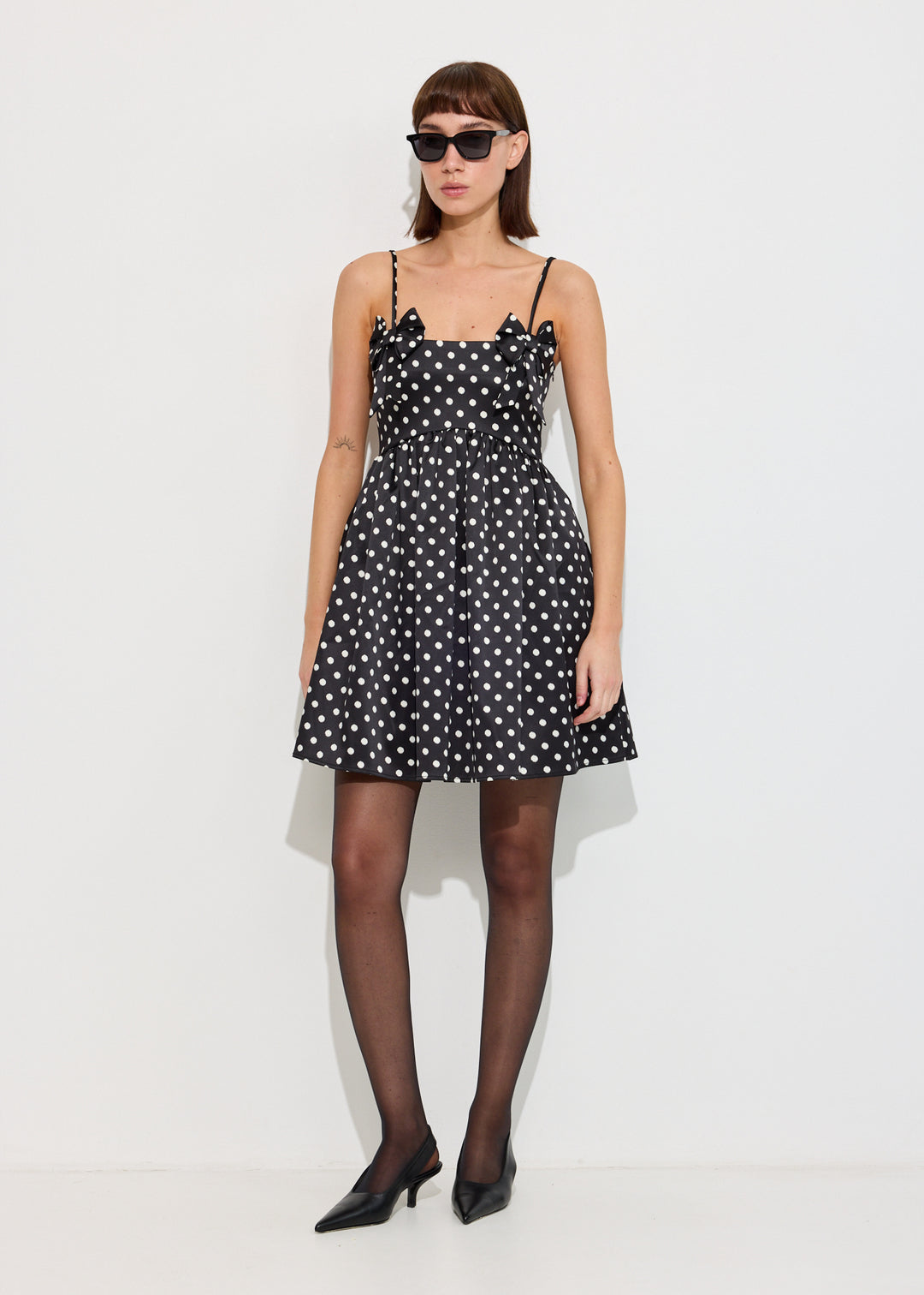 Satin Mini Strap Dress