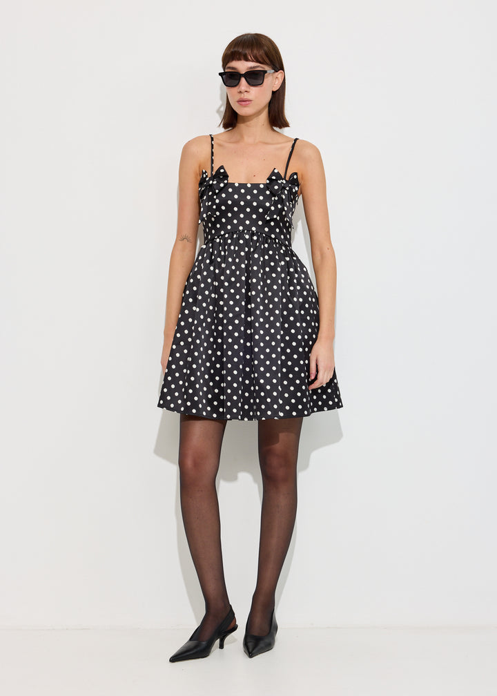 Satin Mini Strap Dress