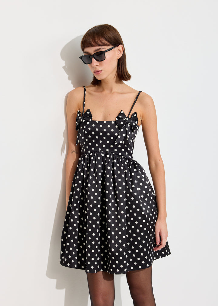 Satin Mini Strap Dress