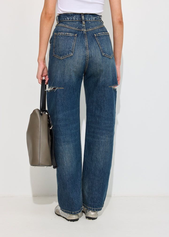 Cut-Out Jeans