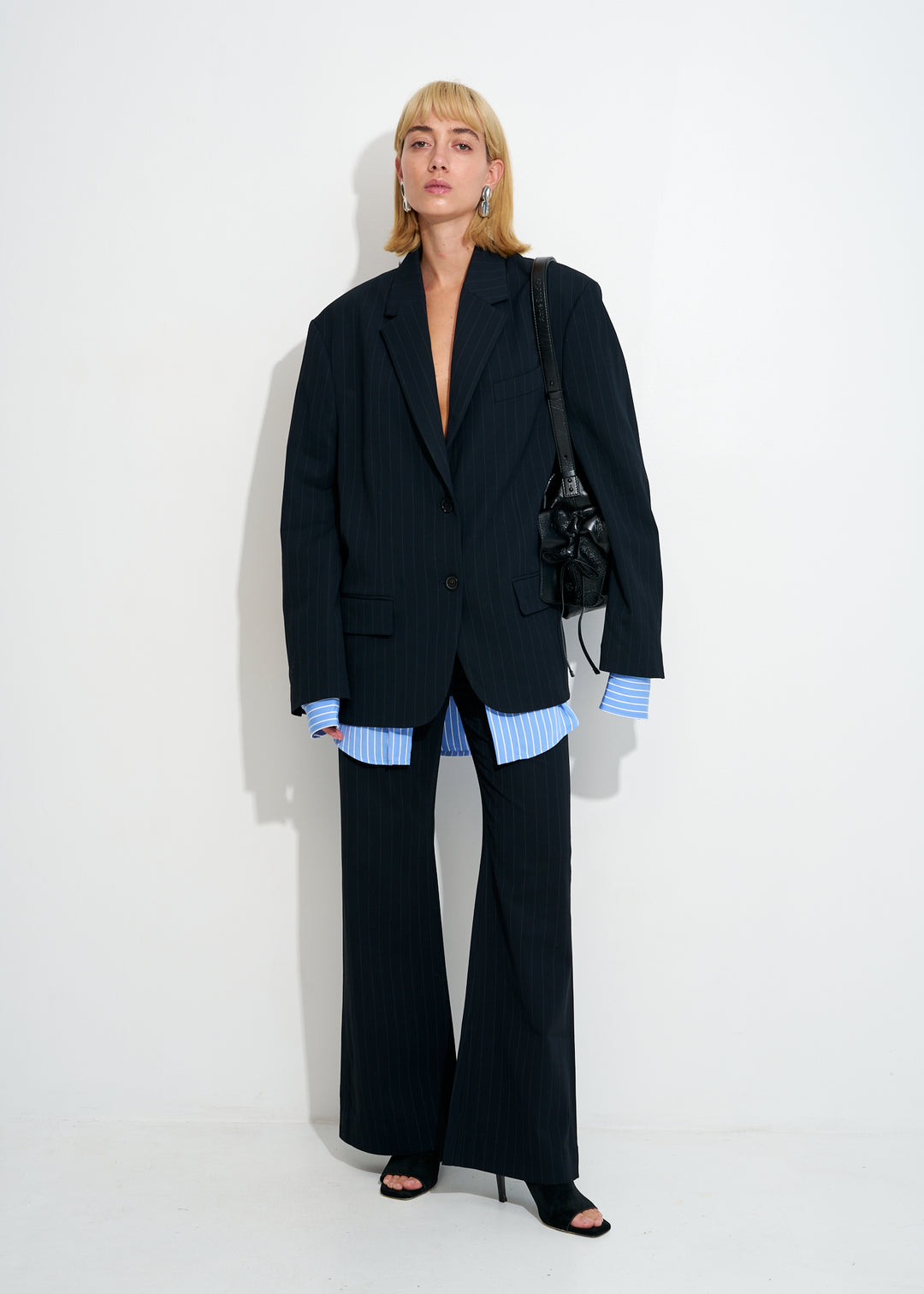 Layered suit jacket
