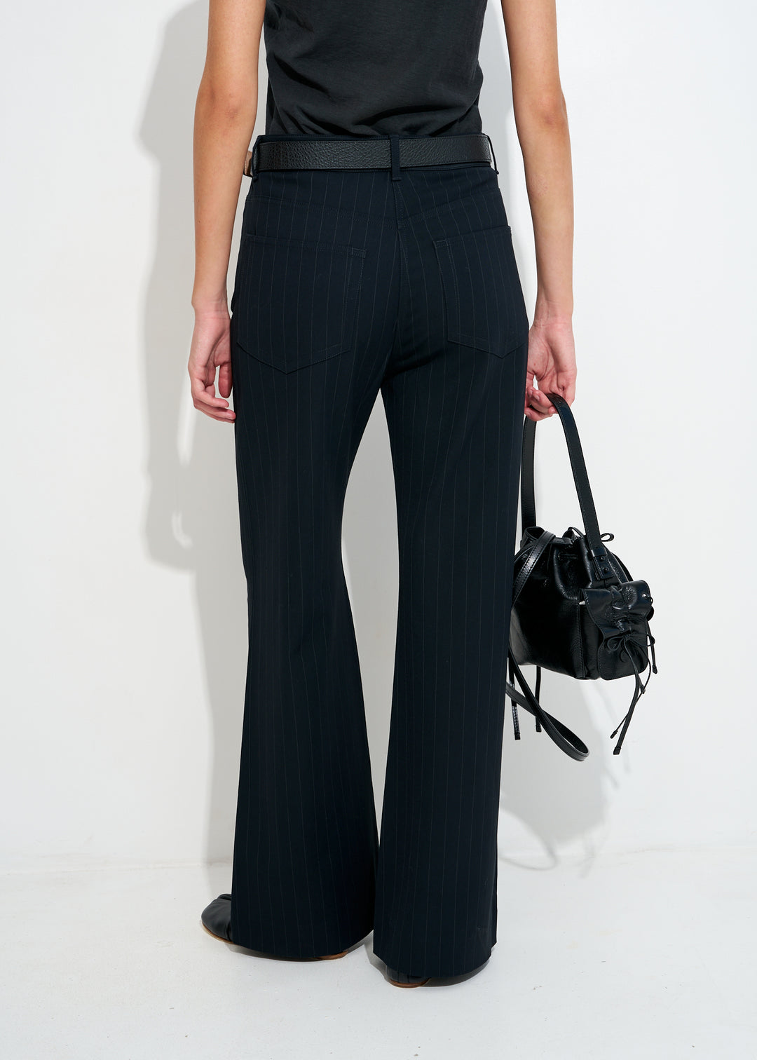 Pinstripe trousers