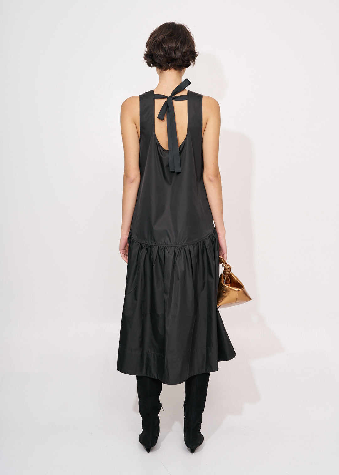 Duchesse Nylon Midi Dress