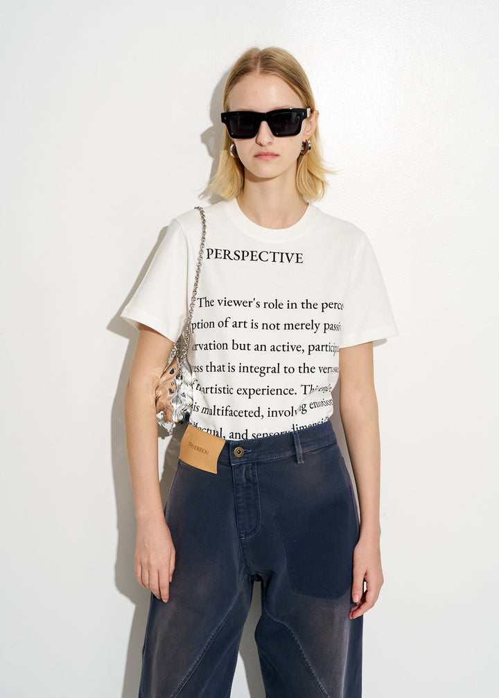 TEXT PRINT T-SHIRT