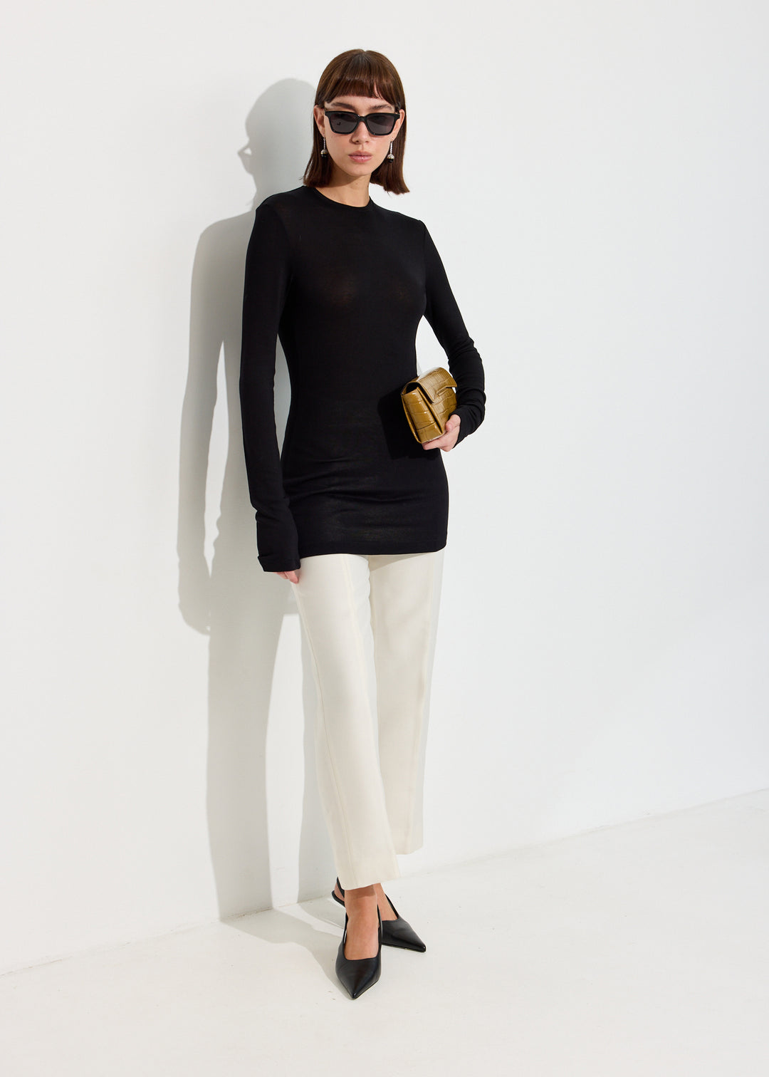 Long-Sleeve Jersey Top