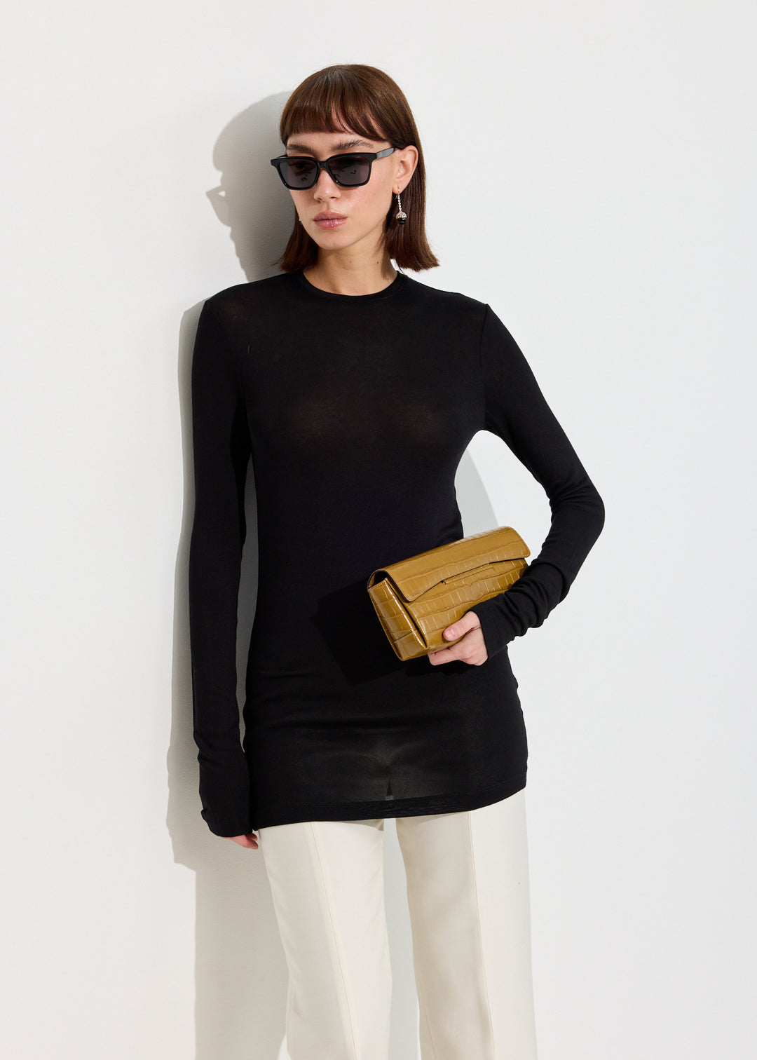 Long-Sleeve Jersey Top