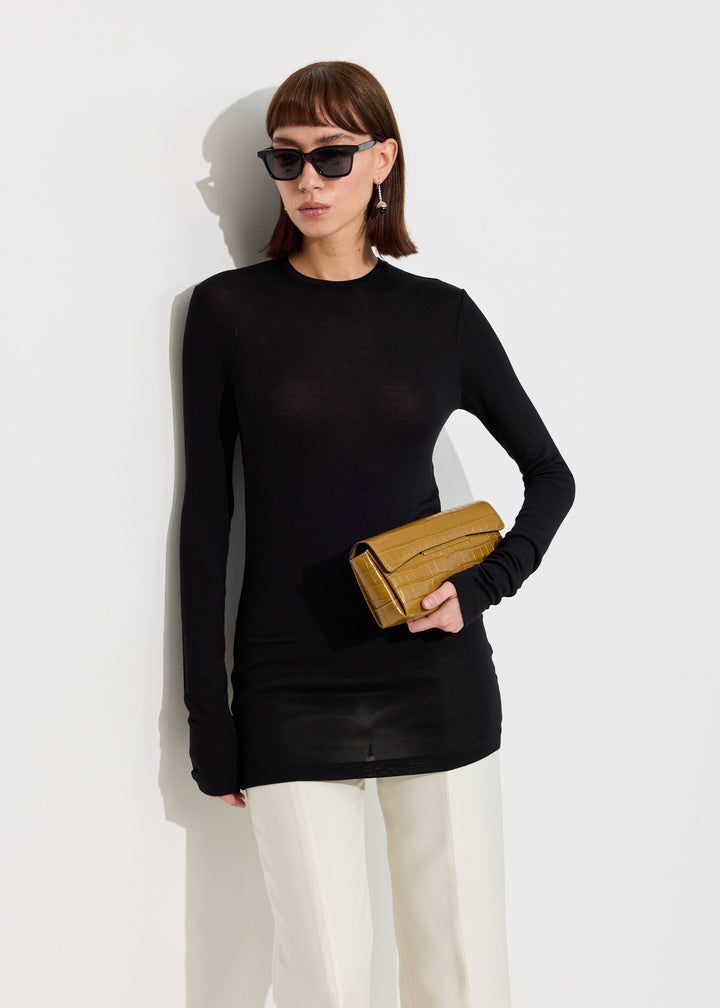 Long-Sleeve Jersey Top