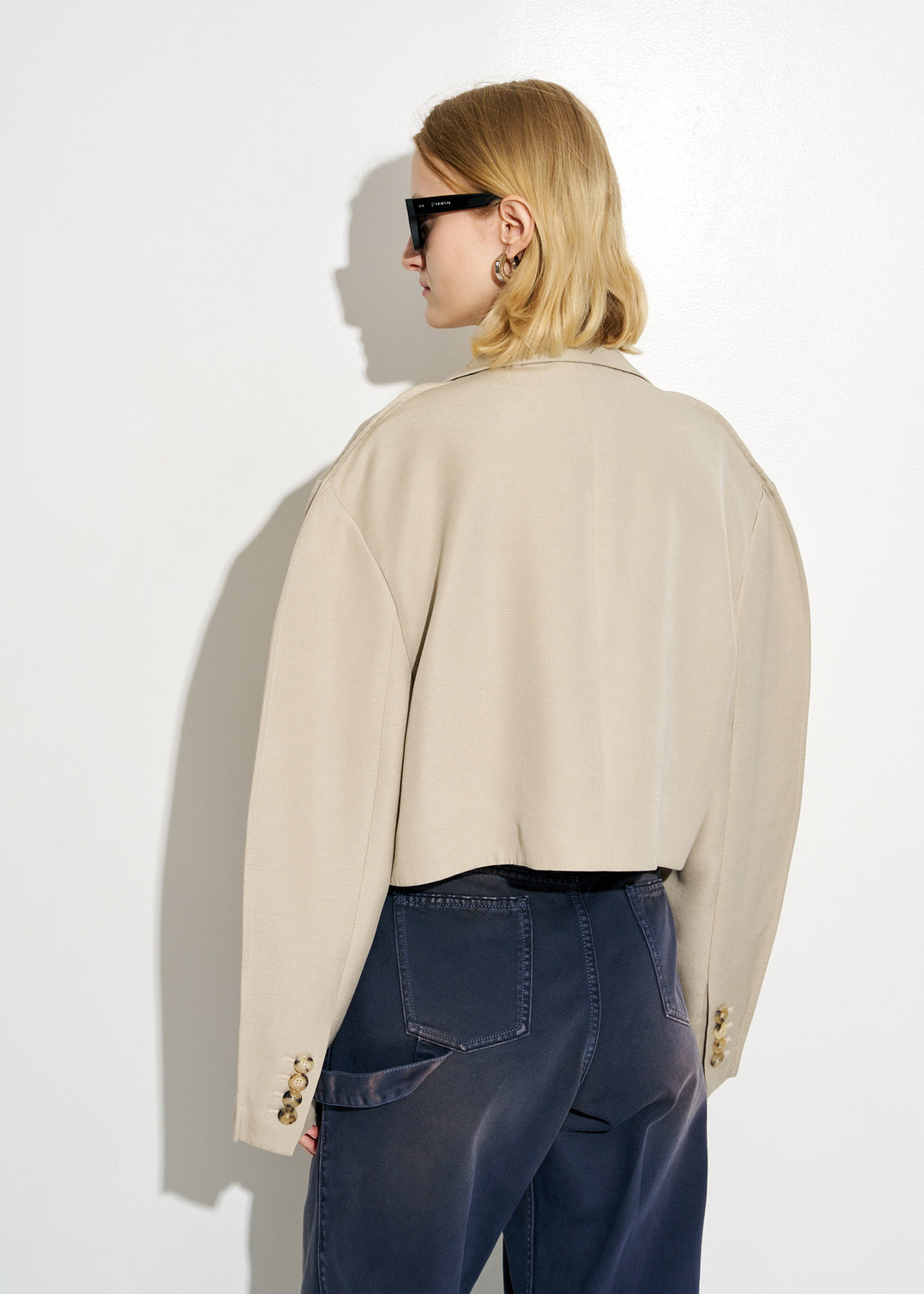 CROPPED ROUNDED JACKET