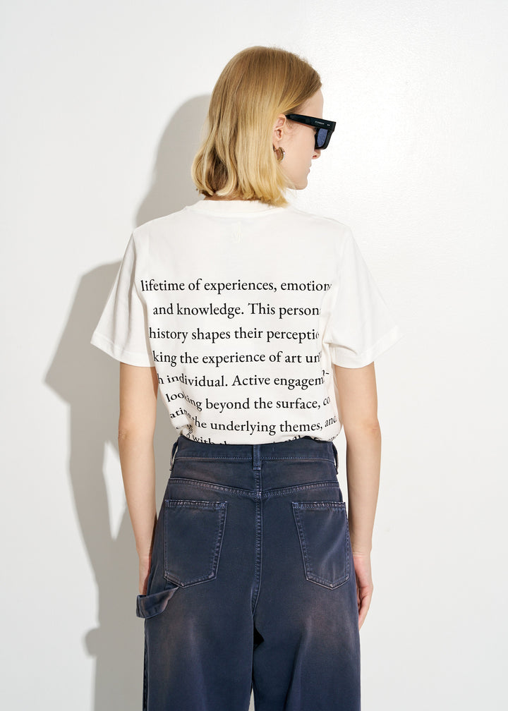 TEXT PRINT T-SHIRT