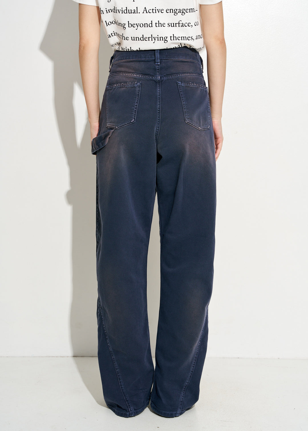 AGED TWISTED WORKWEAR JEANS