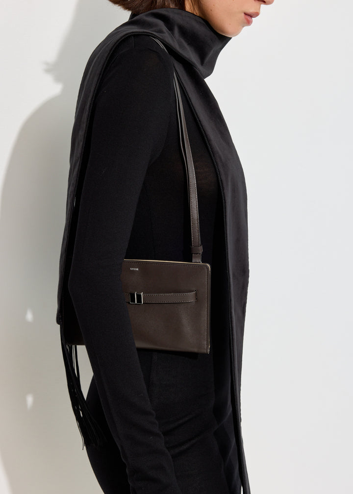 Belted Leather Crossbody