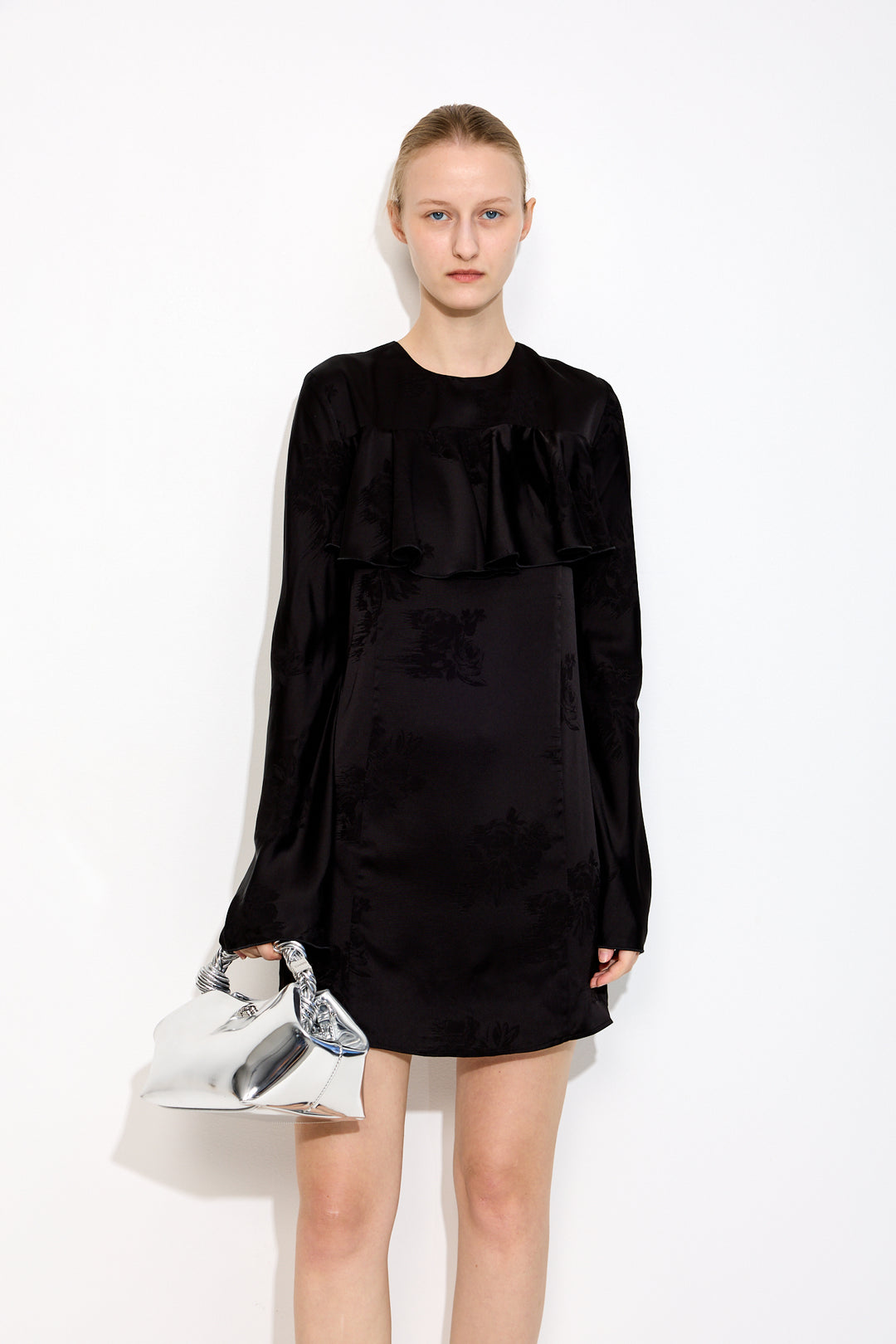 Jacquard Mini Ruffle DRESS