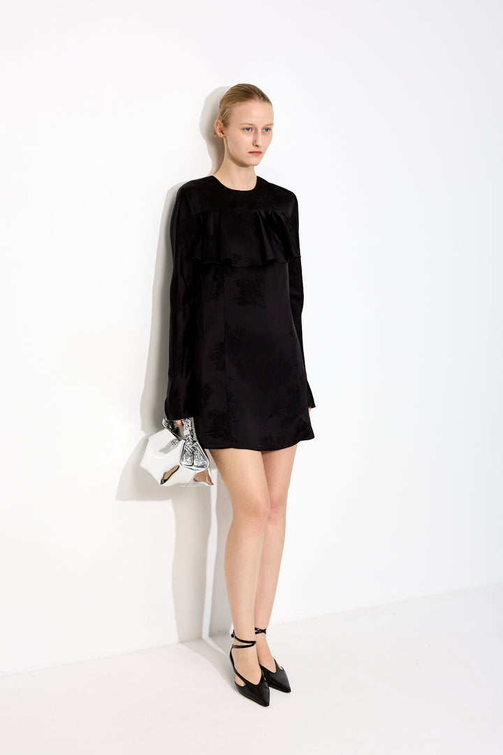 Jacquard Mini Ruffle DRESS