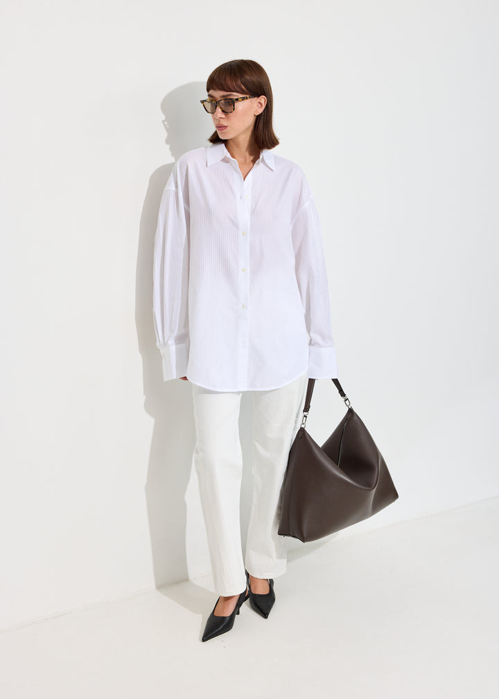 Oversized Striped Shirt