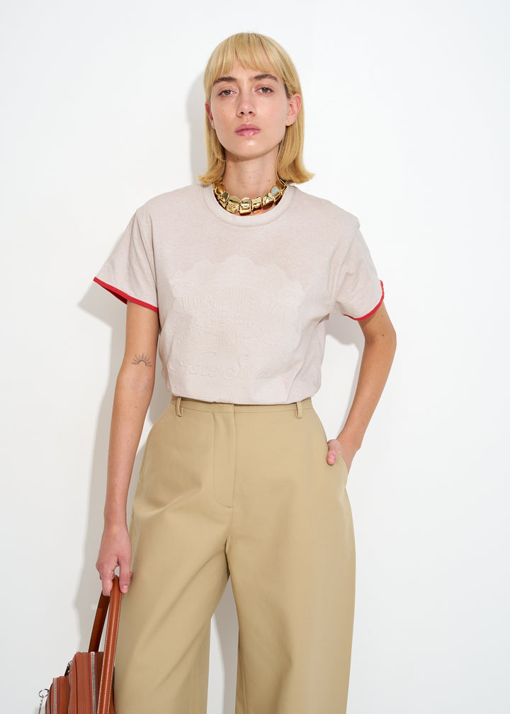 Embossed logo t-shirt