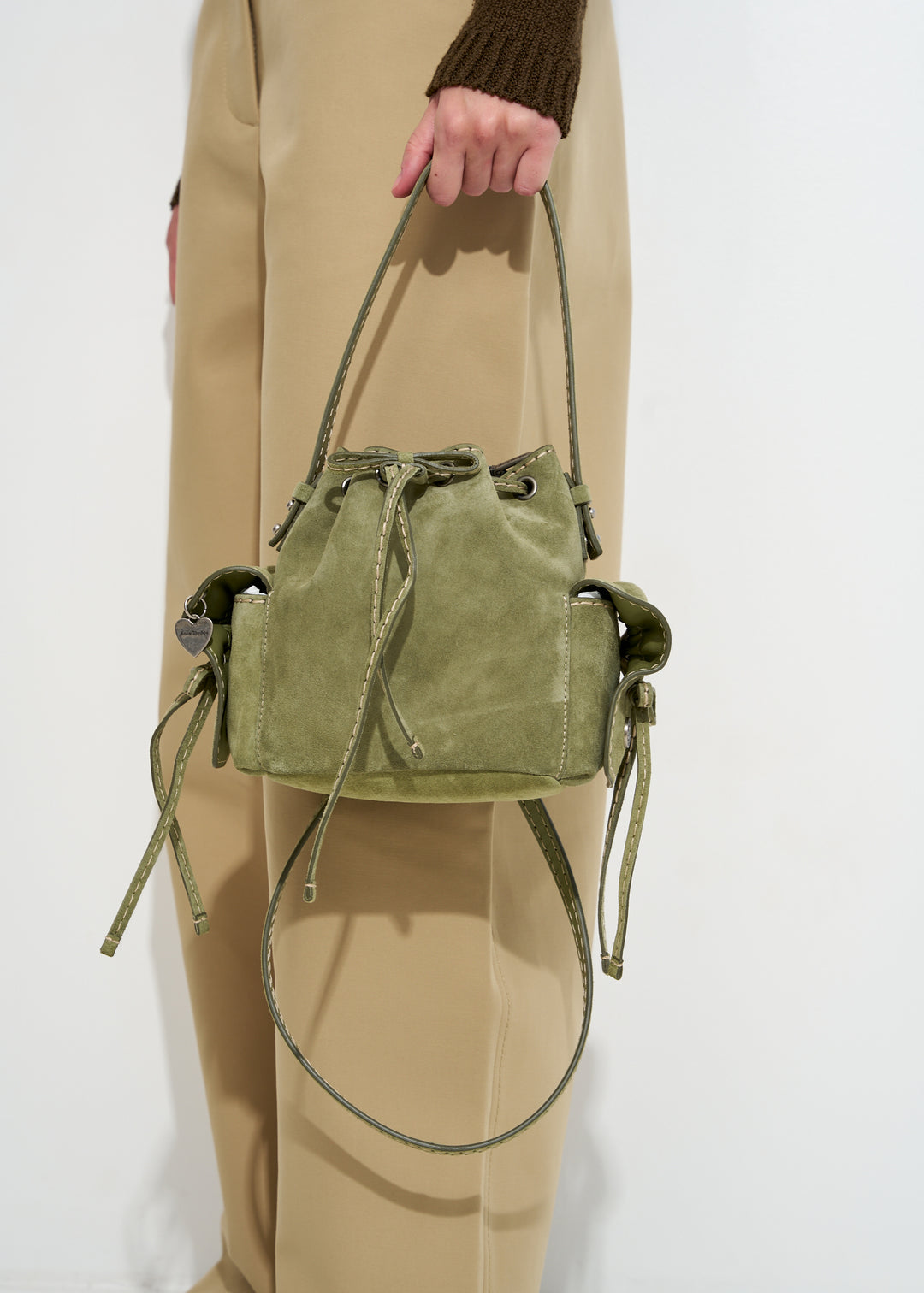 Multipocket Mini Bucket SUEDE