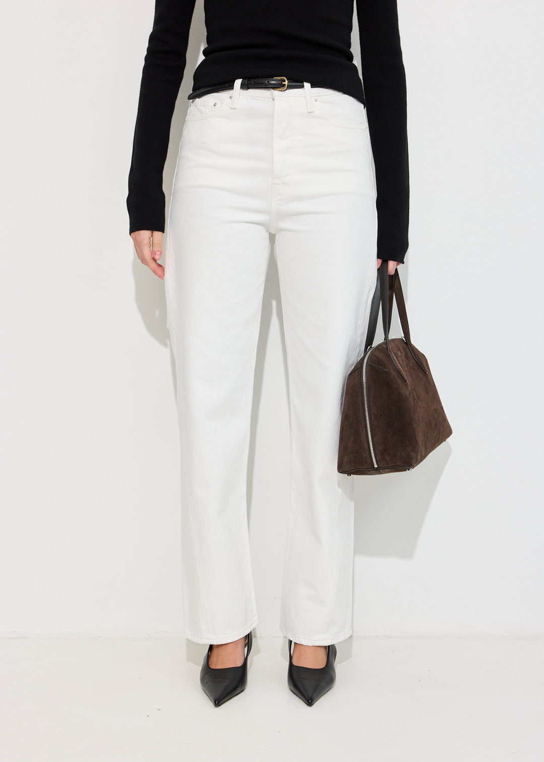 Twisted Seam Denim Full Length