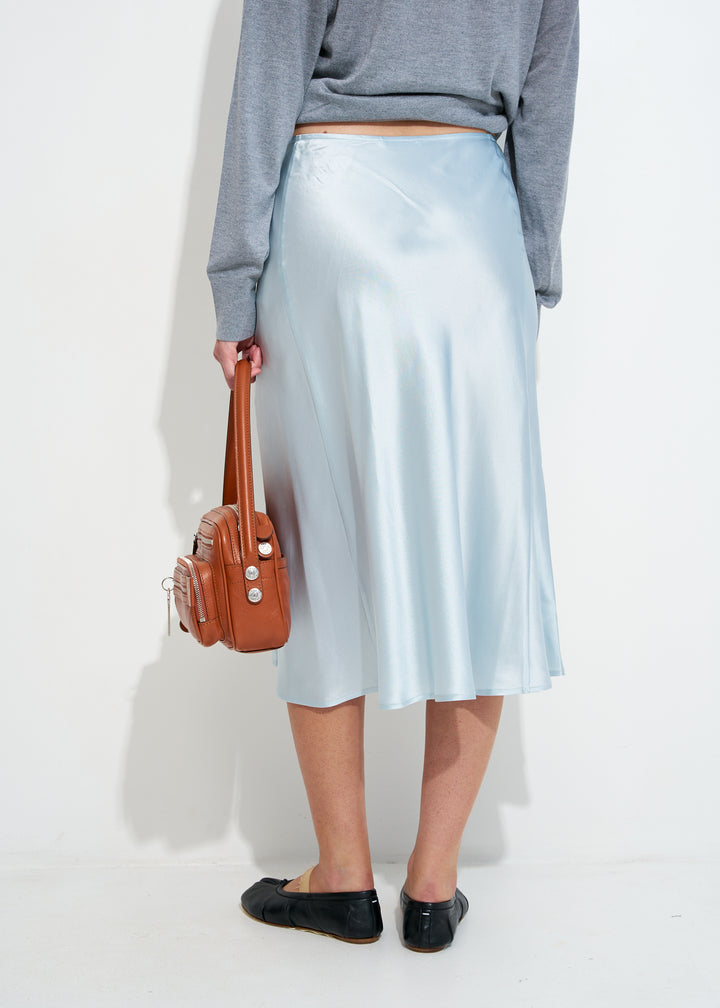 Silk wrap skirt
