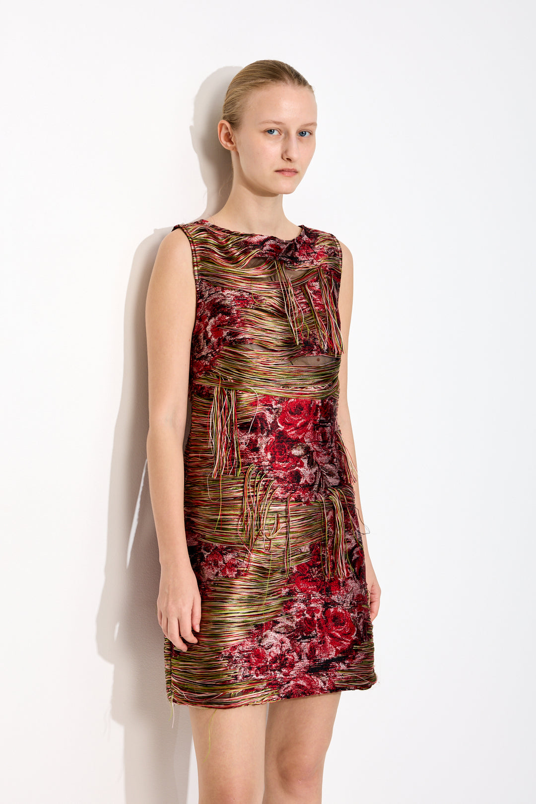 Fringed  Organza MiniC DRESS