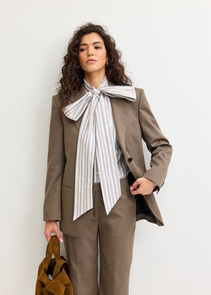 Single-Breasted Suit Jacket