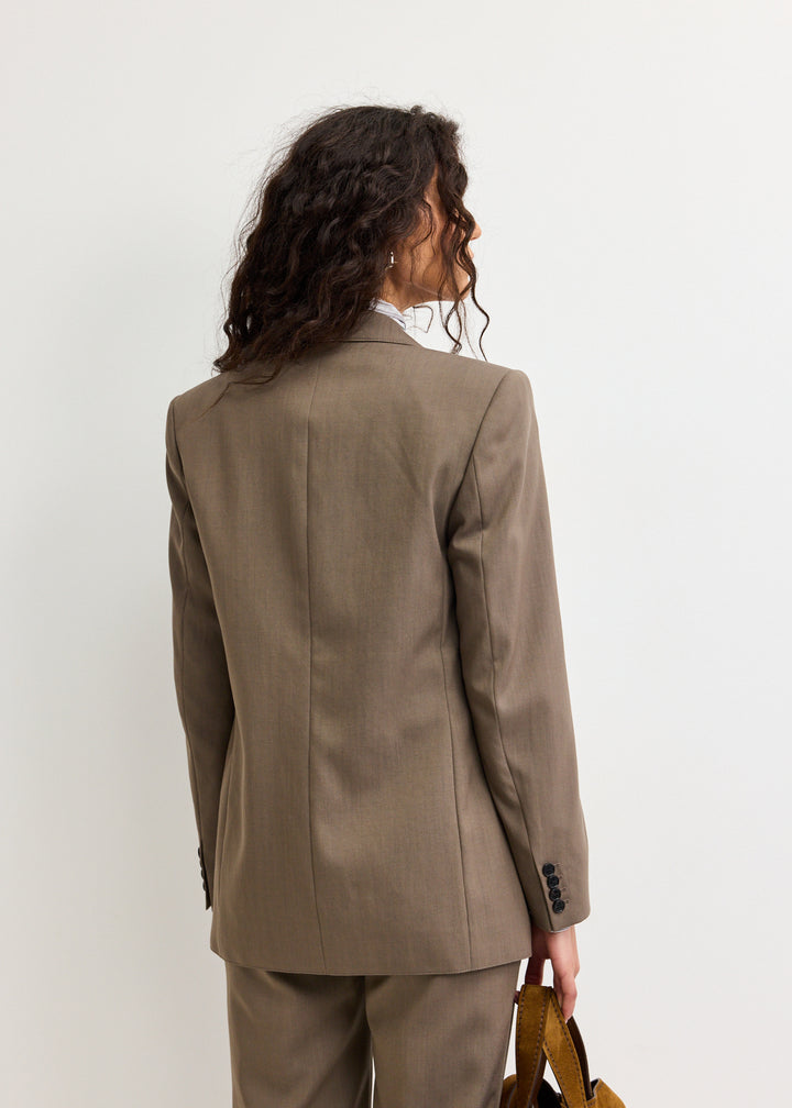 Single-Breasted Suit Jacket