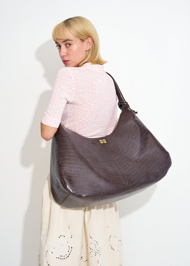 Bou Bag Hobo XXL Croco