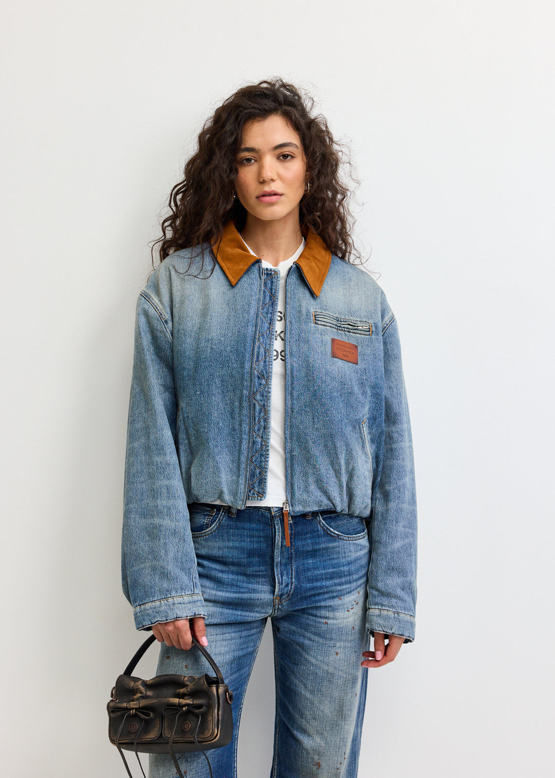 Denim Bomber