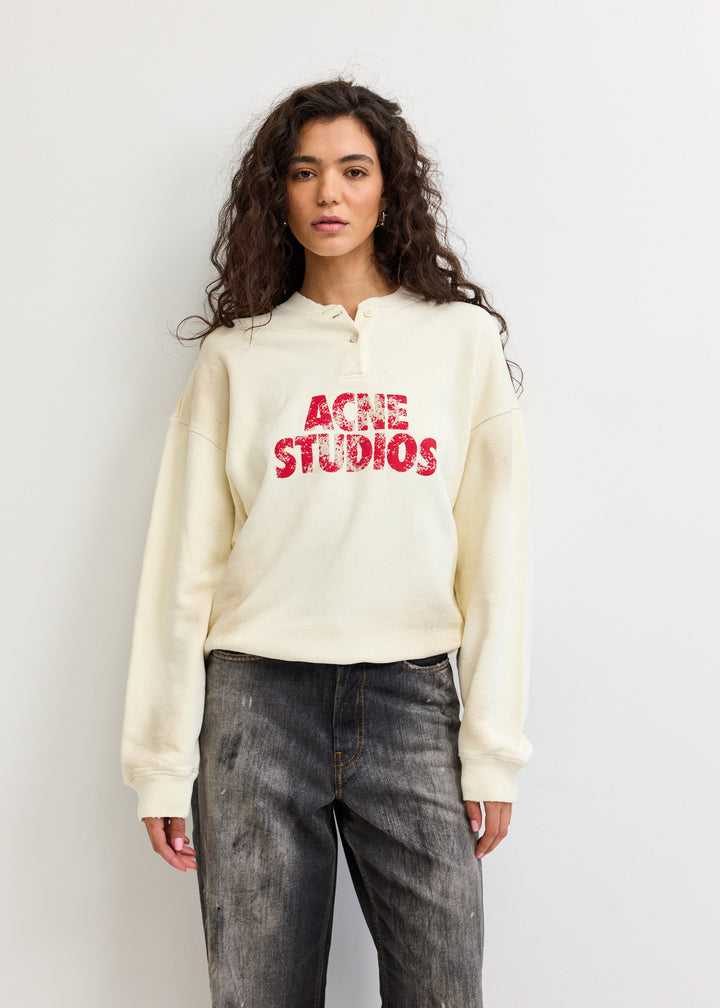 Distressed Logo Sweatshirt