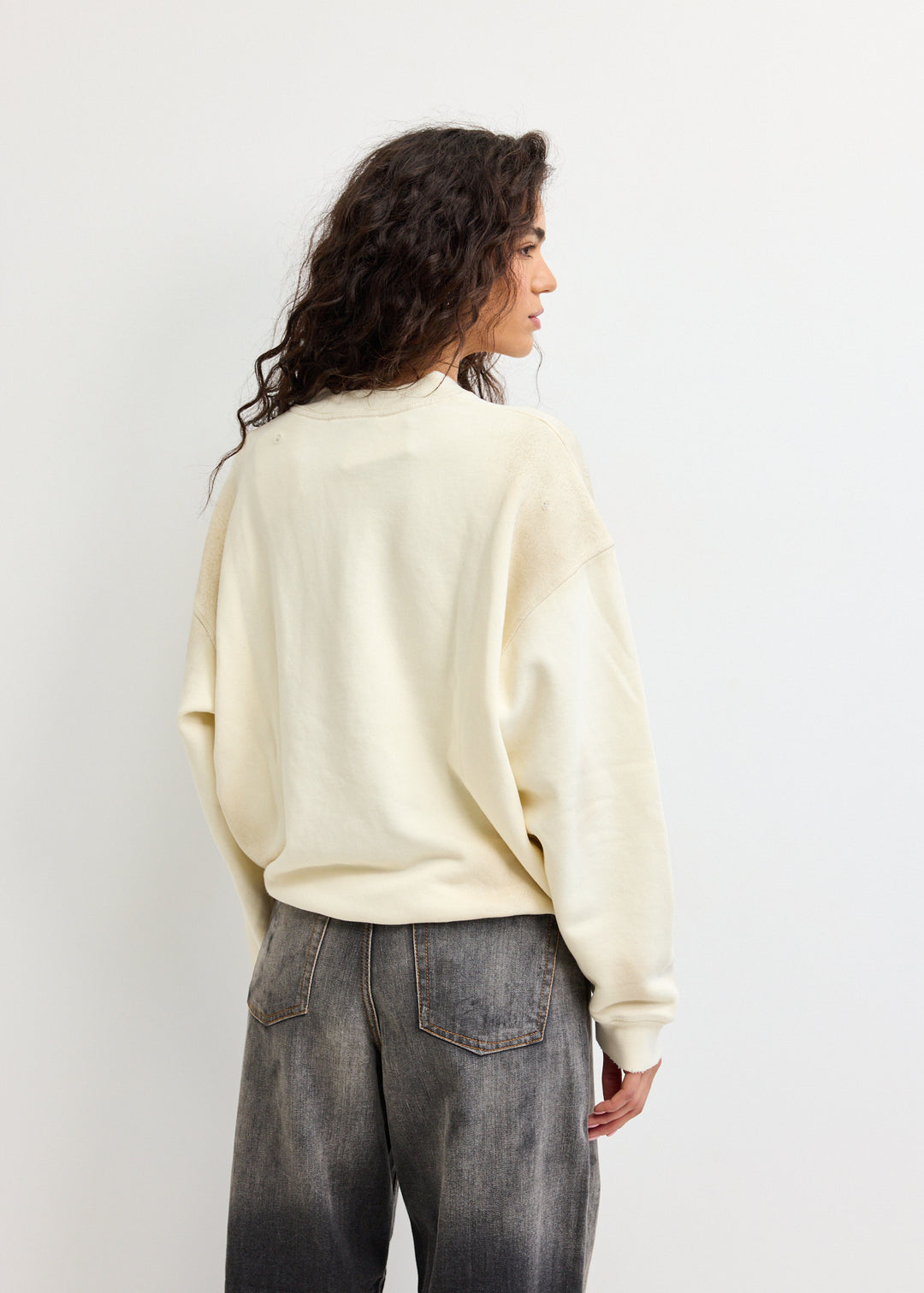 Distressed Logo Sweatshirt