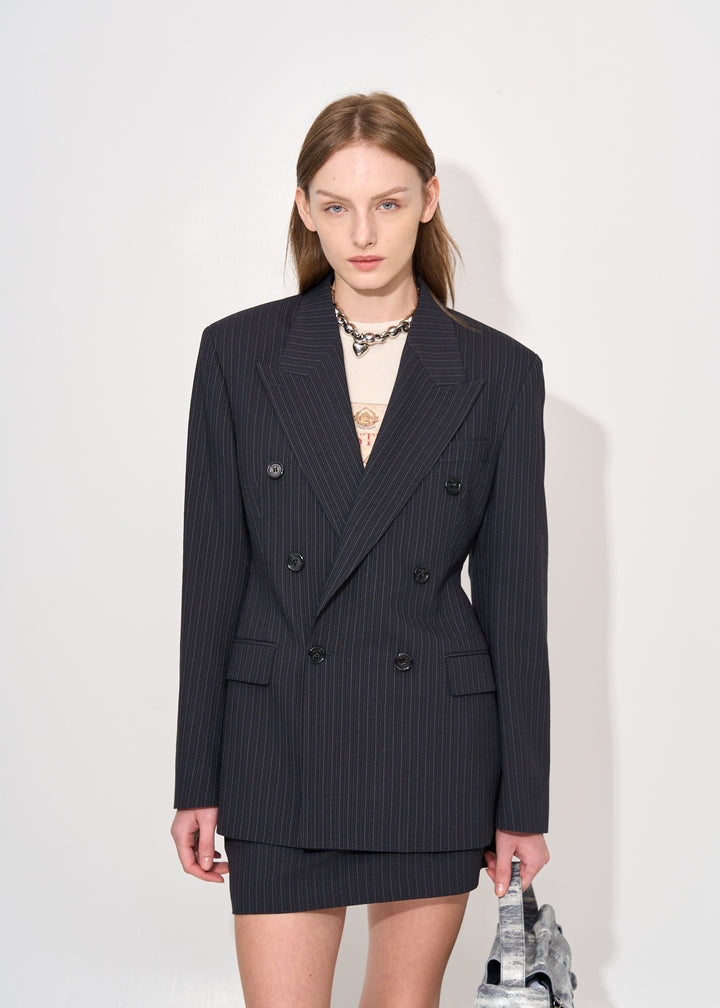 pinstripe jacket