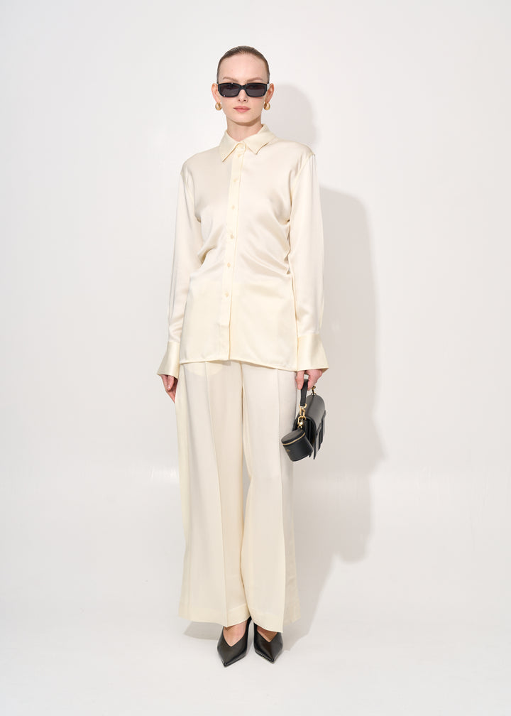 Cuff-slit trousers