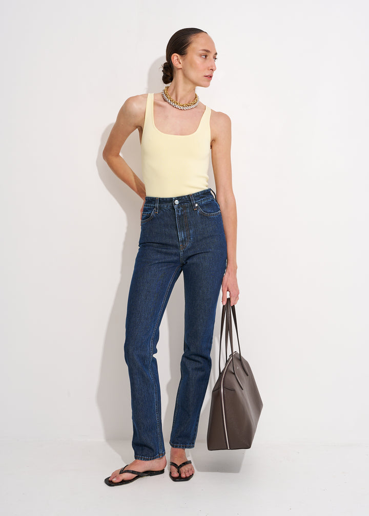 High slim denim
