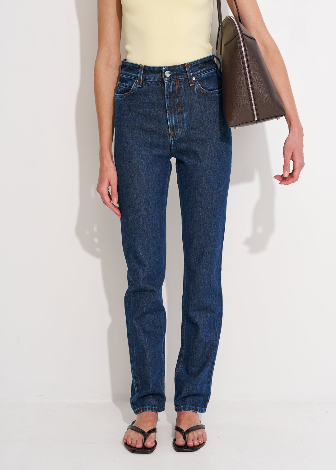 High slim denim