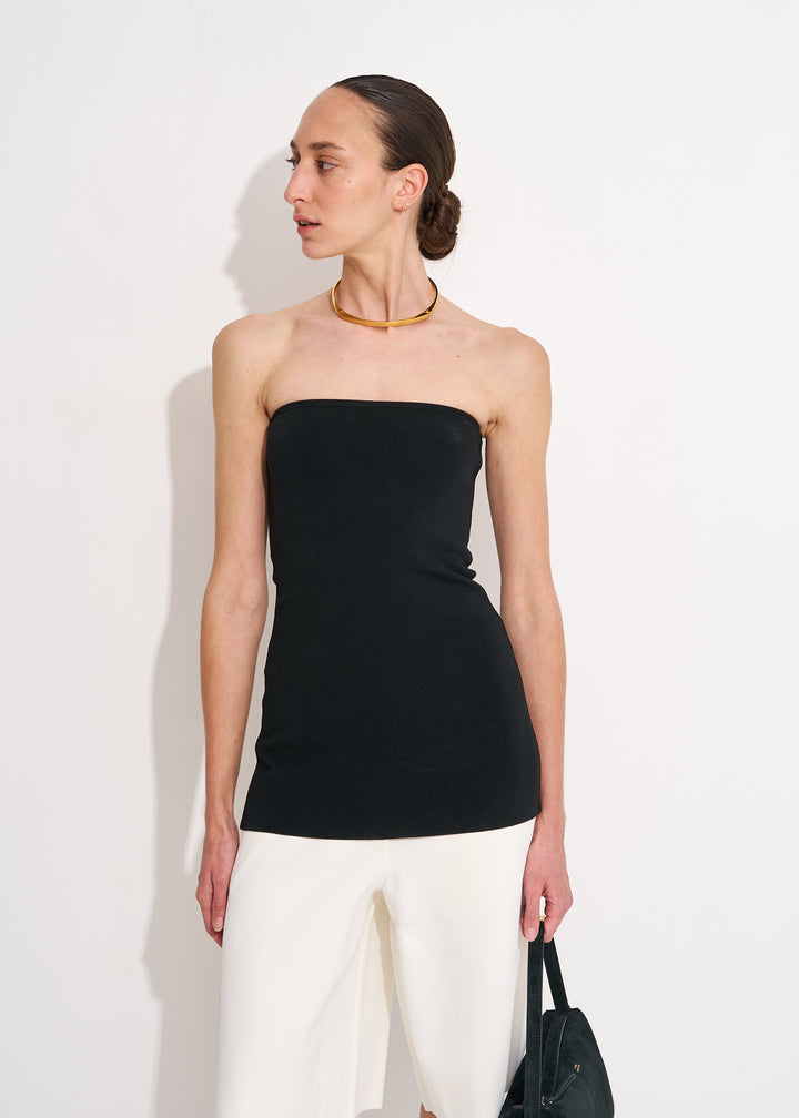 Compact knit Tube Top