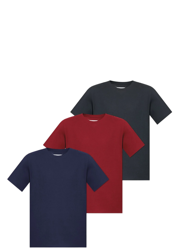 3-pack organic jersey T-shirts