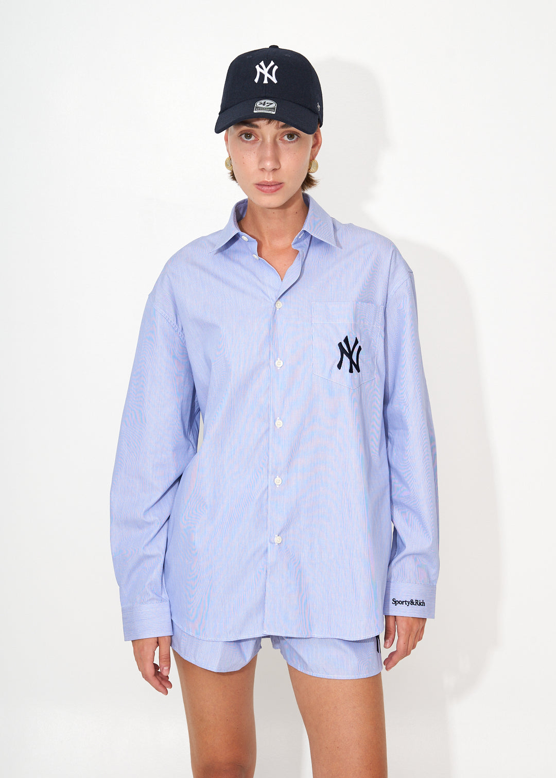 Yankees Serif Oversized Shirt