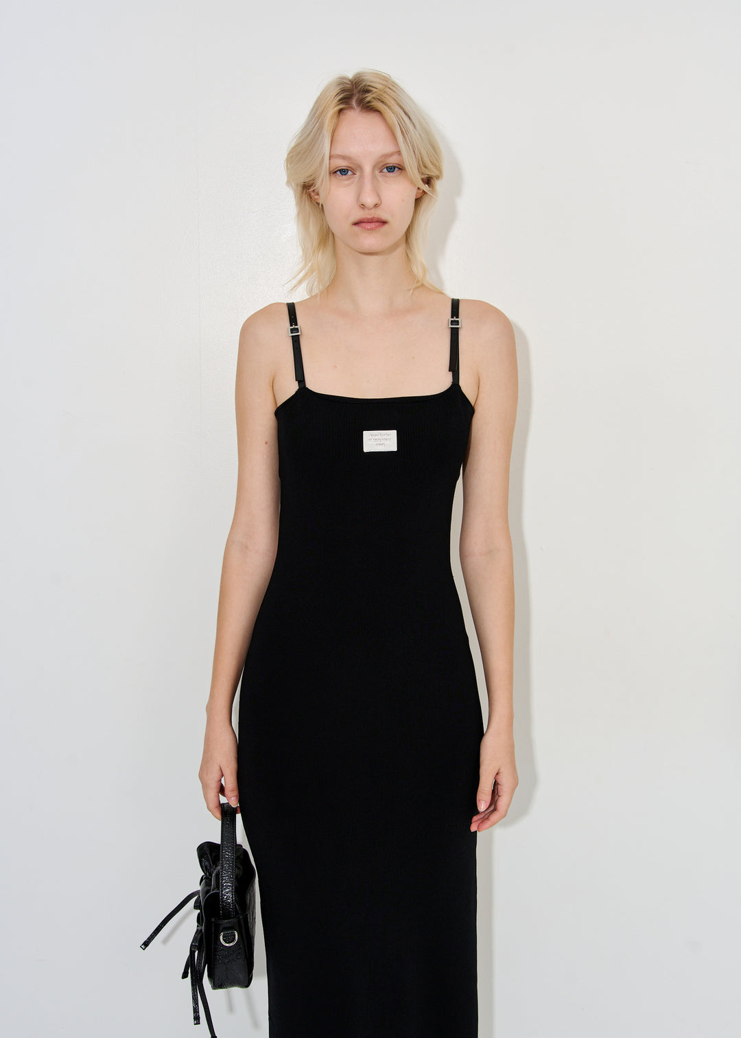 Strap logo dress