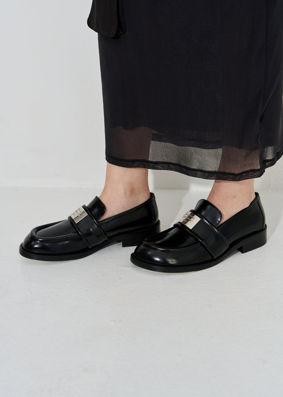 Leather loafers