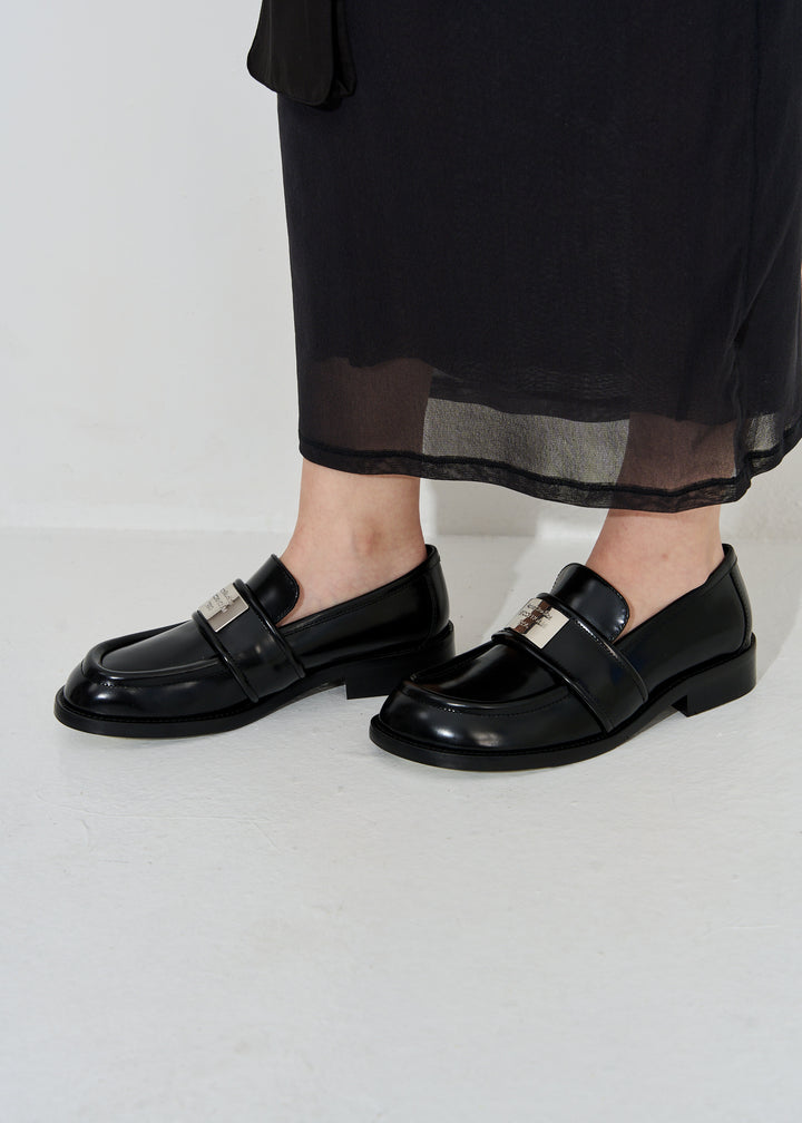 Leather loafers