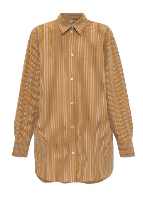 Loose striped cotton shirt