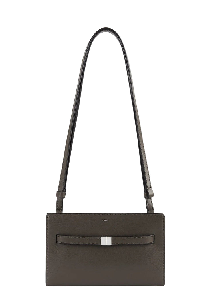 Belted leather crossbody