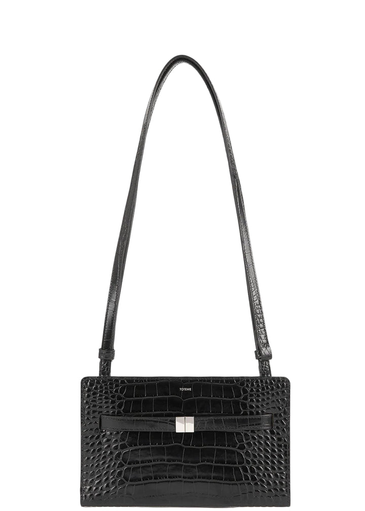 Belted leather crossbody