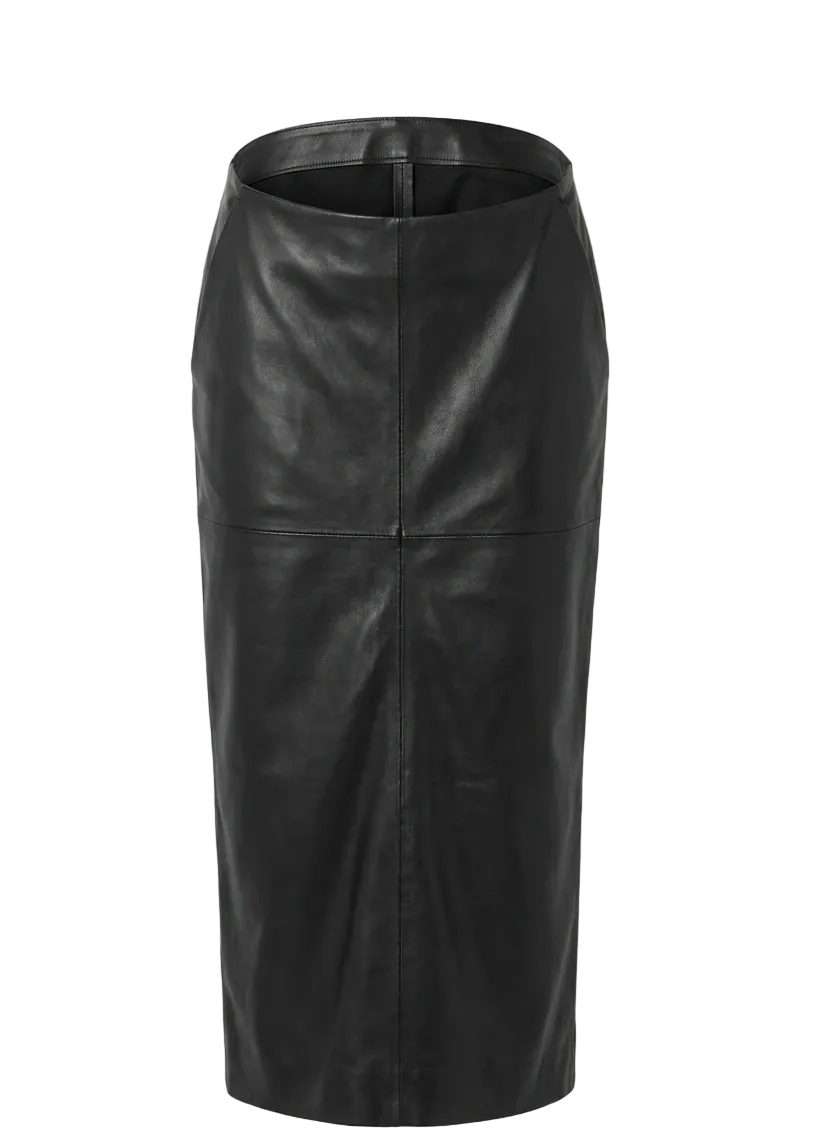 Birdy Leather Skirt|ALMADA|SKIRT