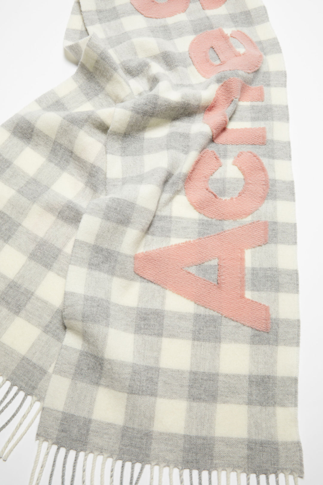 Check logo scarf