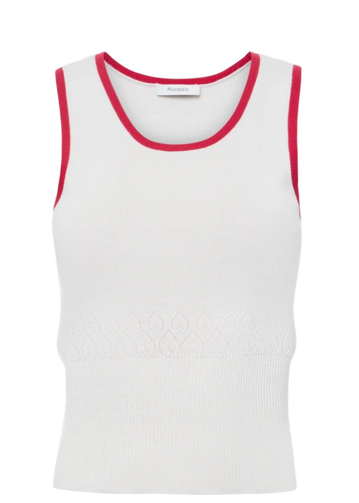 CONTRAST TRIM VEST