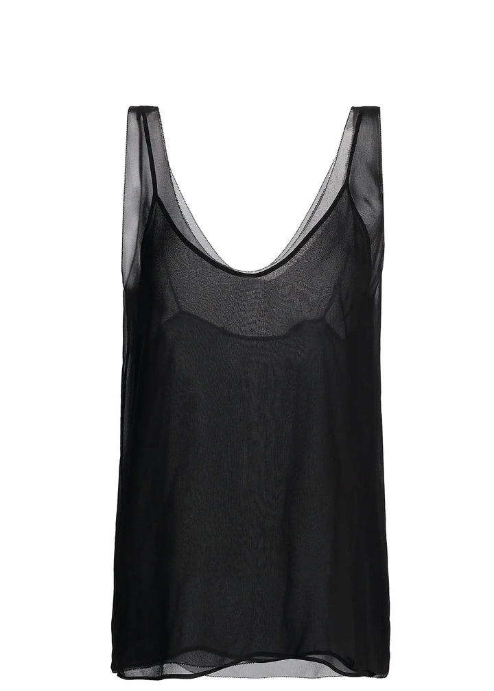 Chiffon slip top