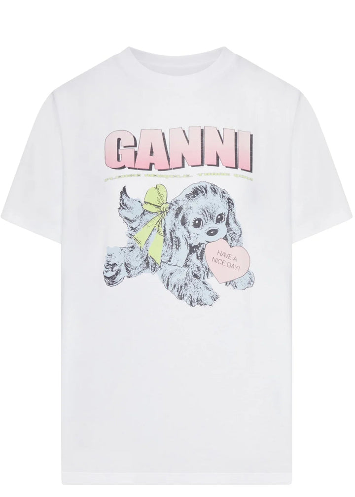 Cotton Jersey Neon PUPPY T SHIRT