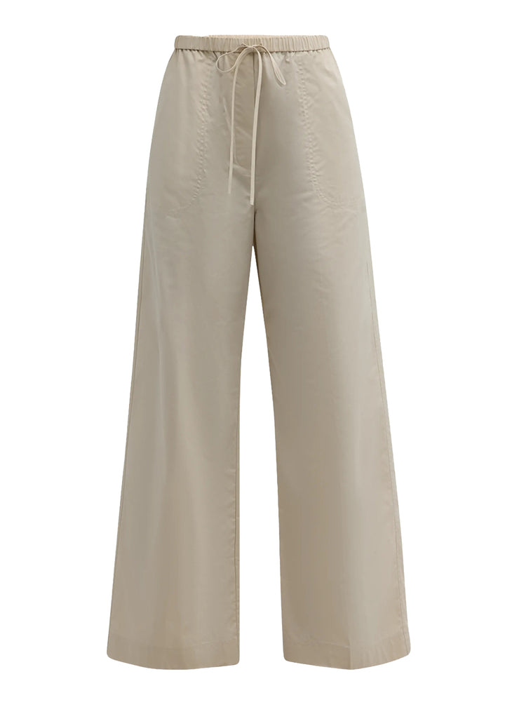 Cotton drawstring trousers